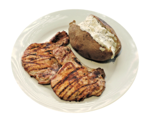 Smoked BBQ Pork Chop Dinner Fundraiser