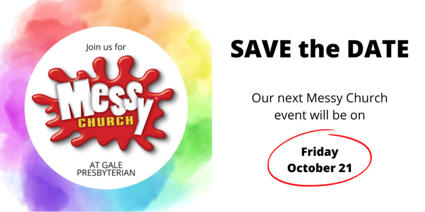 Messy Church Save the date