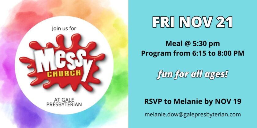 Save the date - Messy Church