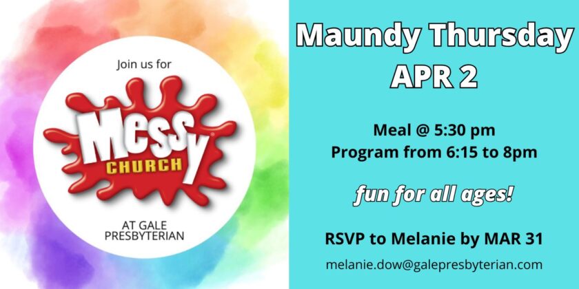 Save the date - Messy Church (1)