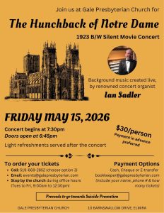 Ian Sadler Concert