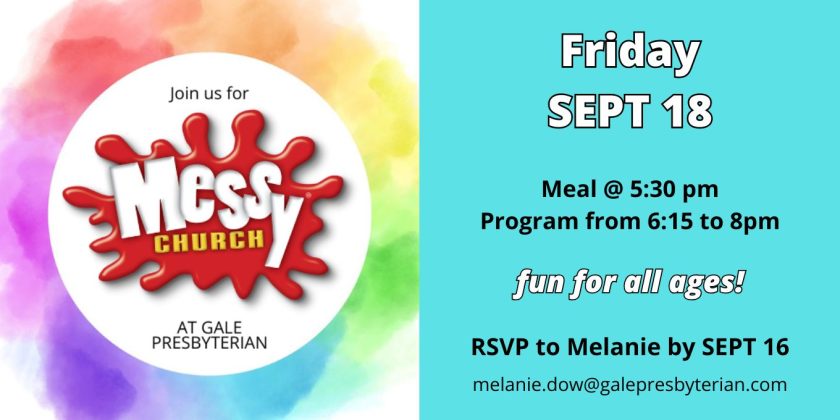 Save the date - Messy Church